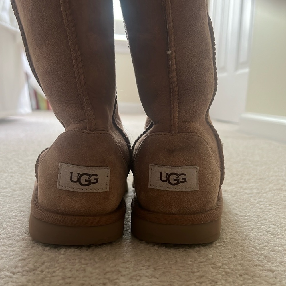 Tall chestnut UGG boots, very good condition, hardly worn.